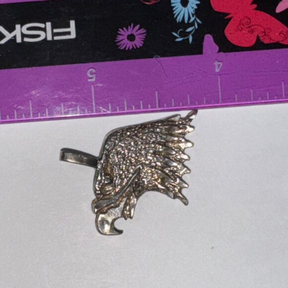 Sterling Silver Eagle Head Pendant - Picture 9 of 14